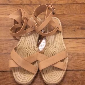 Joe’s jeans nude size 7 sandals
